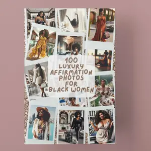 Black Luxury Queens: 100 Luxury Affirmations Photo Book Create The Luxury Life Of Your Dreams