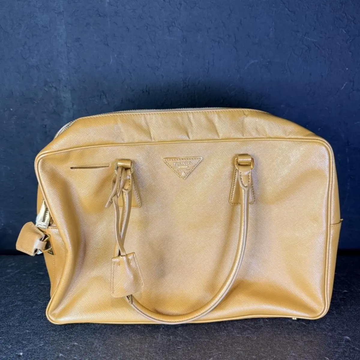 Pre-owned PRADA As Shown Shoulder Bags Saffiano Leather Tote Bag AK451