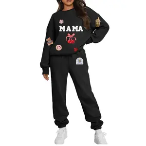 Build your own custom patch sweatsuit set  Crewneck + sweatpants