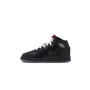 Jordan 1 Mid BG Black/Black-White-Wolf Grey (HV5180 010)