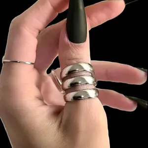 Silver Bubble Ring- Stainless Steel Silver Bubble Ring- Stainless Steel