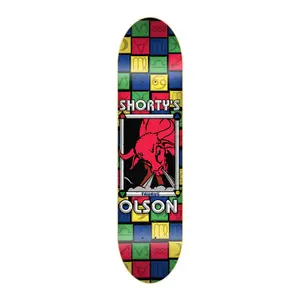 Shorty's Skateboard Deck Olson Taurus Red 8.25"