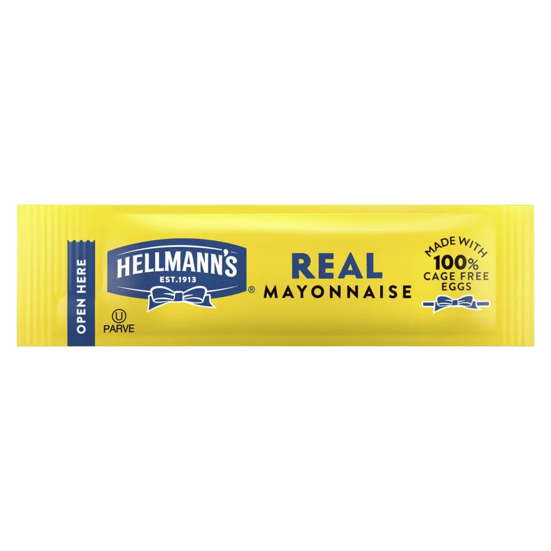 Hellmann's Real Mayonnaise Stick Packets Easy Open, Condiment for Sandwiches, Salads, Mayo Made with 100% Cage Free Eggs, Gluten Free, 0.38 oz, Pack of 210