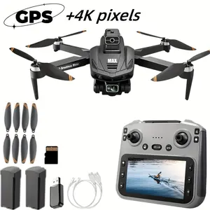 GPS , 4.5" LCD, 3280ft HD Transmission, 50x Zoom, Auto Return, Follow Mode, Gesture Control, Altitude Hold, LED Lights. Ideal For Aerial Photography/video. Includes SD Card, Reader, Cable. Cameras Gps+2Batteries， dji agras t40， compact drone