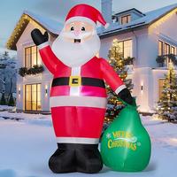 8ft Santa with Gift Bag