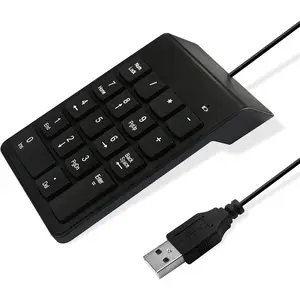 Numeric Keypad for Laptop, 10 Key USB Keypad, Portable Ultra Slim Mini Numpad External Numbers Keyboard Pad for Laptop PC  Desktop Surface Pro Notebook