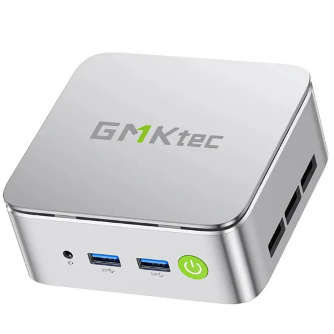 GMKtec G10 Mini PC Computer, Ryzen 5 3500U (Beats 4300U/N150/3300U), 2.5GbE NIC LAN Desktop Office Home Business HTPC, Triple 4K Display, WiFi, BT, USB-C, DP, Type-C PD, HDMI 2.1