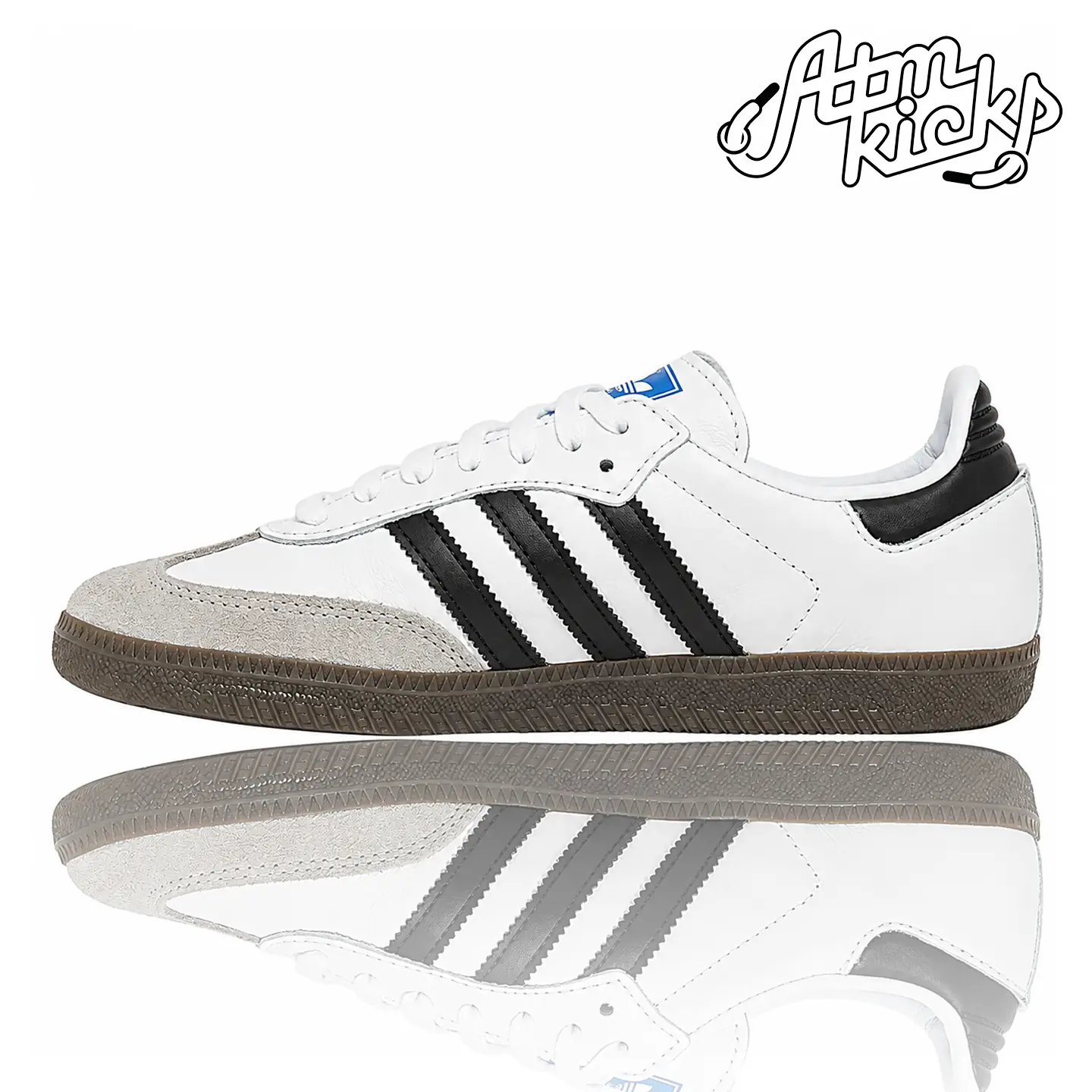 Adidas Samba OG Cloud White Core Black B75806 Authentic Shoes Footwear Sneaker Trainer Comfortable Walking Fashion Trending Gift