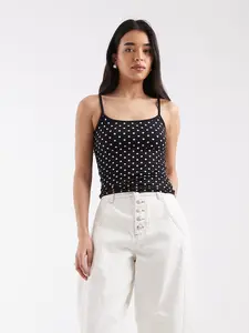 Sexy Boho Crop Top for Women, Summer Inner Wear, Slim Fit Sleeveless Shirt, Trendy Fashion for Ladies, Perfect for Casual