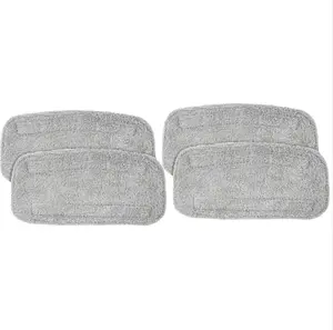 4-pcs steam mop replacement pad, suitable for Neugo NE 033 series, ultra-fine fiber cloth machine, washable, reusable, used for floor cleaning Microfiber Mop Pads Microfiber Mop Refill