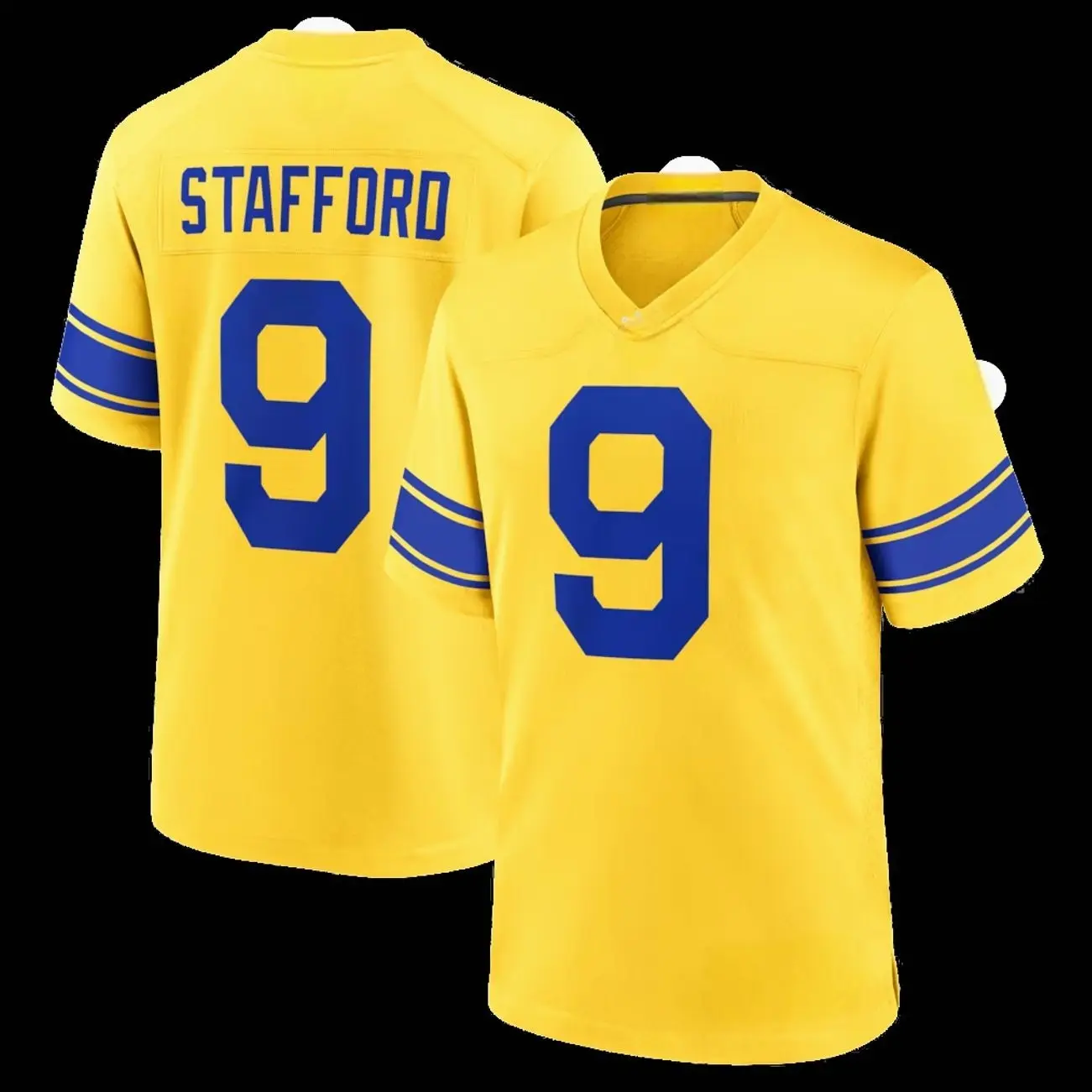 Unisex Football inspired by Stafford 9 Los Angeles Classic Sol Game Jersey