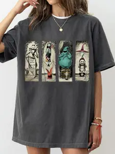 The Nightmare Before Christmas T-shirt. Christmas Gift. Unisex Cotton Clothing For Men And Women, Gifts For Men, Gifts For Women IVH