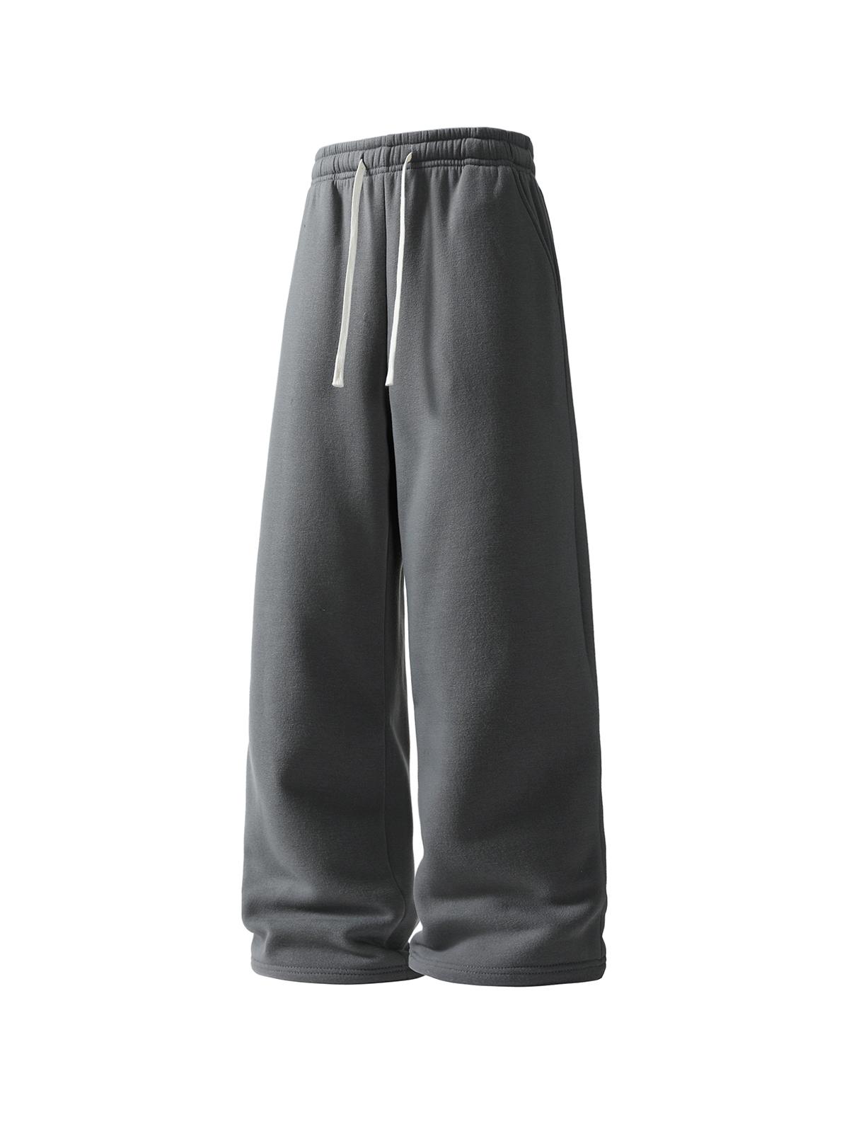2-pack men’s long pants, men’s casual long pants, men’s loose straight sweatpants.Elastic waistband with drawstring design that doesn’t dig into the waist, loose straight cut, versatile and flattering for all body types.Available in multiple colors, simpl