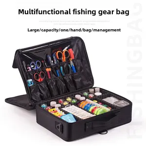 Fishing Tackle Line Set Storage Bag Portable Multifunctional Waterproof Fishing Toolbox Accessory Box Fishing Finishing Box