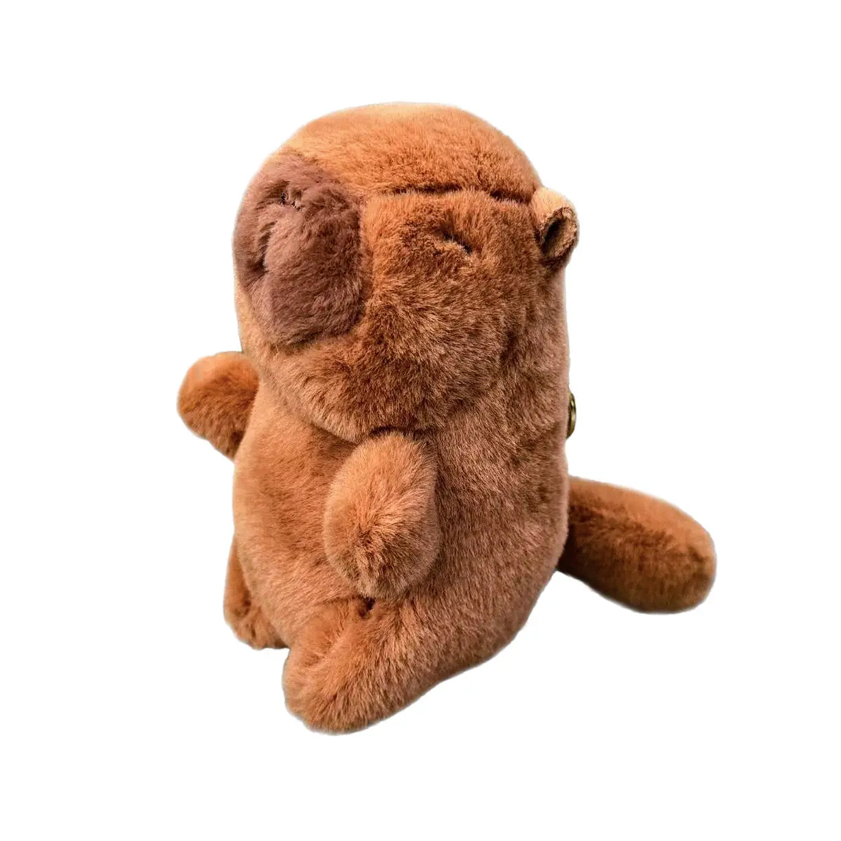 Cute Capybara Plush Doll with Movable Tail Soft Stuffed Animal Toy Pillow Keychain & Cute Charm Perfect Gift for Girls Stuffedanimal