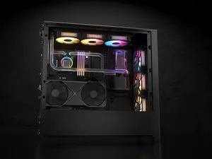 CORSAIR iCUE LINK XH505i RX 360 RGB Custom Cooling Kit - Hardline Custom Cooling Loop - XC7 ELITE CPU Water Block - XD6 ELITE Pump Reser - 3x RX120 RGB Fans - XR5 360mm Radiator - iCUE Link System Hub