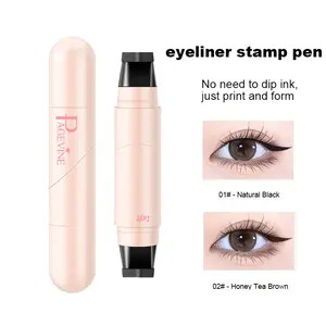 2 Pieces Rotating Eyeliner Stamp Pen – Dual-Head Design with Wing Stamp, Quick-Dry, Long-Lasting, Smudge-Proof for Easy Cat Eyes, Sharp Winged Lines & All-Day Makeup Wear