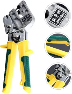 【PWDET】Light steel keel pliers single handle keel pliers ceiling drilling professional fixing tool ceiling punching pliers rivet-free pliers