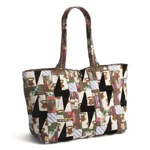 Vera Bradley Women's Premium Cotton Hathaway Tote Bag