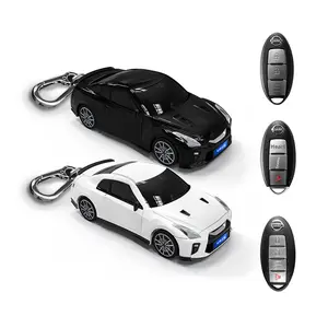 Suitable for Nissan GTR Key Case Intelligent Bird Car Model Key Protective Shell with Light Creative Gift