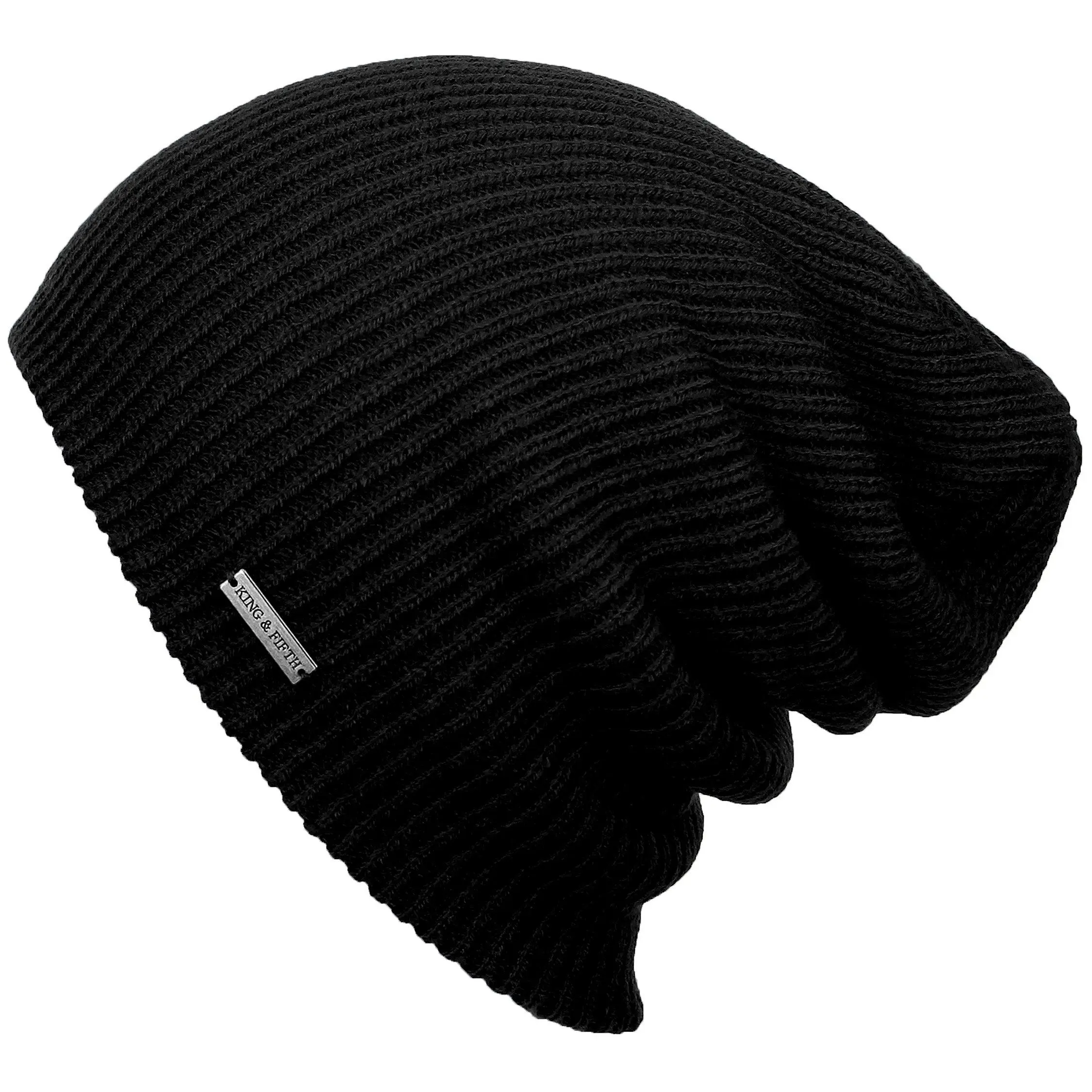 Mens Slouchy Beanie - The Forte - Best Fitting Beanies, Winter Beanie, Soft Slouchy Knit Beanie hats Soft Knit Beanie Cap