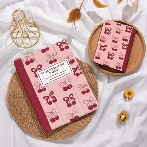 Cute Aesthetic Cherry Bow Pattern iPad Tablet Case with Pen Slot, Protective Cover, Fits iPad 10th Gen 10.9", iPad 9/8/7 10.2", iPad Air 5/4 10.9", iPad Pro 11" Accessories
