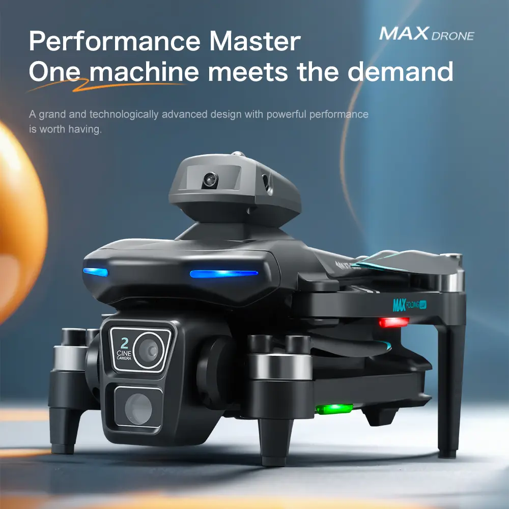 【XT606】 GPS Camera Drone with HD Camera, Screen Remote Control, Intelligent Obstacle Avoidance, Drones Lithium Battery Pack, Quadcopter Toy, Camera Drones