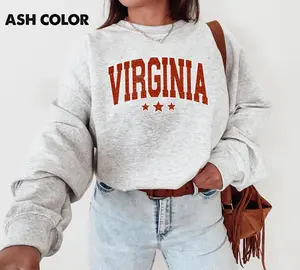 [Sale Up To 40%] Virginia Graphic Tee, Vintage State Pride Shirt, Retro East Coast Style Outfit, Classic Travel Aesthetic Apparel, Unisex Streetwear