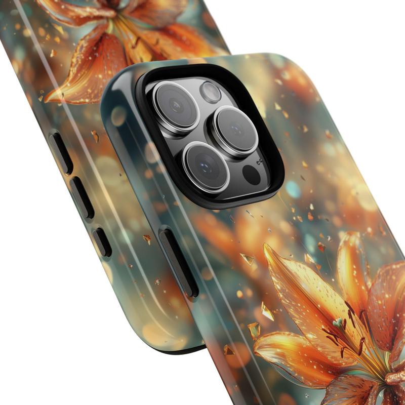 Radiant Tiger Lily Flower Cascade Phone Case for iPhone  – Lifetime Warranty PhoneIn102