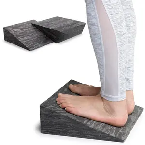 Slant – Professional Foam Incline Squat Wedge Pair and Slant Board for Squats- Workout Squat Wedges for Rehabilitation and Stretching of The Calf, Ankle and Foot