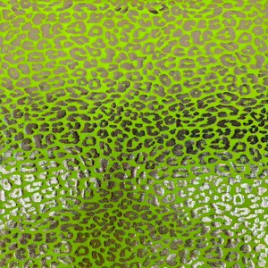 Sahara Leopard Foil Print Nylon Spandex Fabric