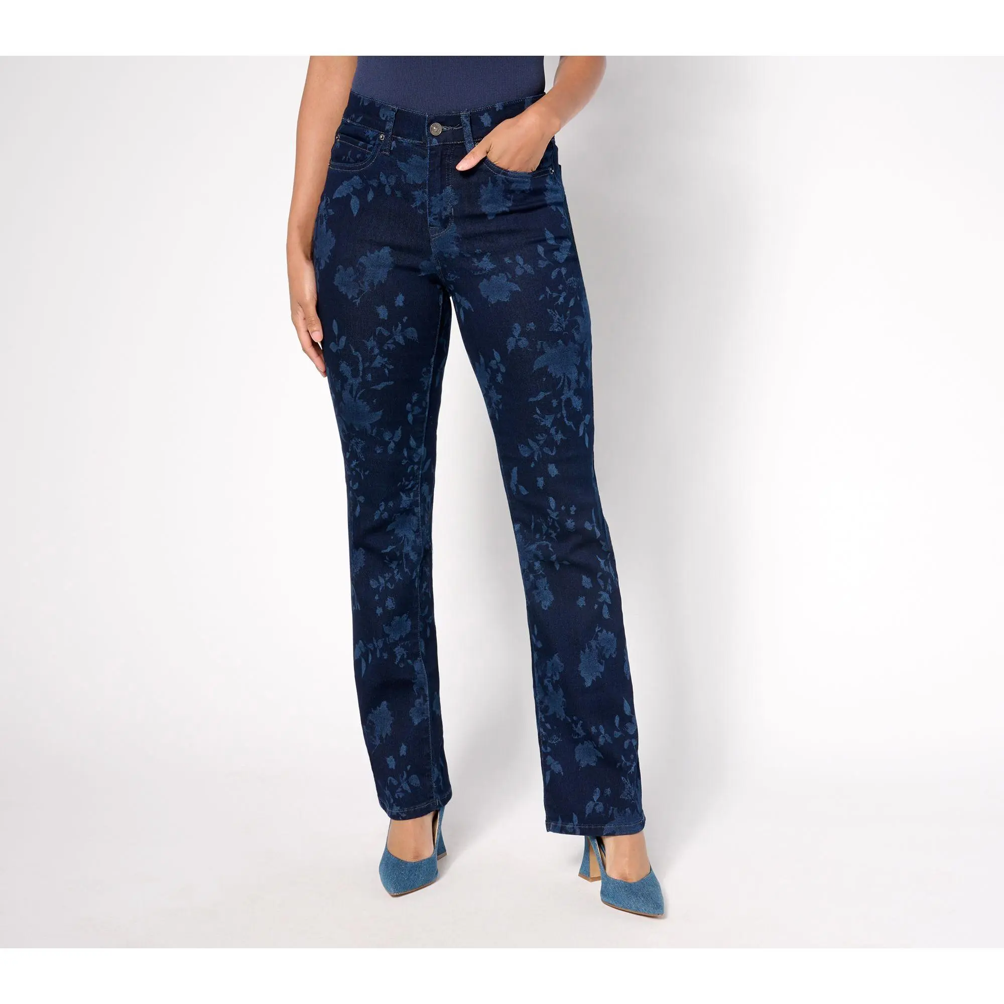 nicole by Nicole Miller Regular Dream Denim Bootcut Jean