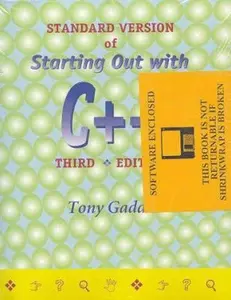 USED-Starting Out with C++ (3rd Edition) by Tony Gaddis (Paperback)