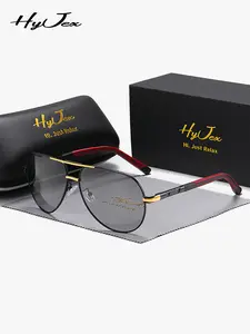 HyJex 1 Piece Unisex Full Frame Sunglasses，Polarized Frog Sunglasses UV400，Lightweight Elegant