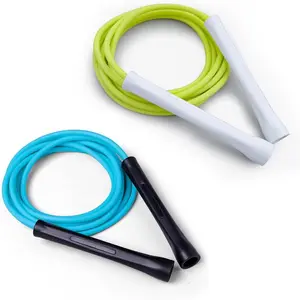 6MM PVC Jump Rope Unbreakable Handles Non Kinking Skipping Rope Adjustable Length  Tangle Free Rapid Speed Smooth Rotation Durable Slip Resistant for Men Women Fitness Speed Tricks Cardio Training Boxing Indoor Outdoor Home Gym Workouts Amateur At