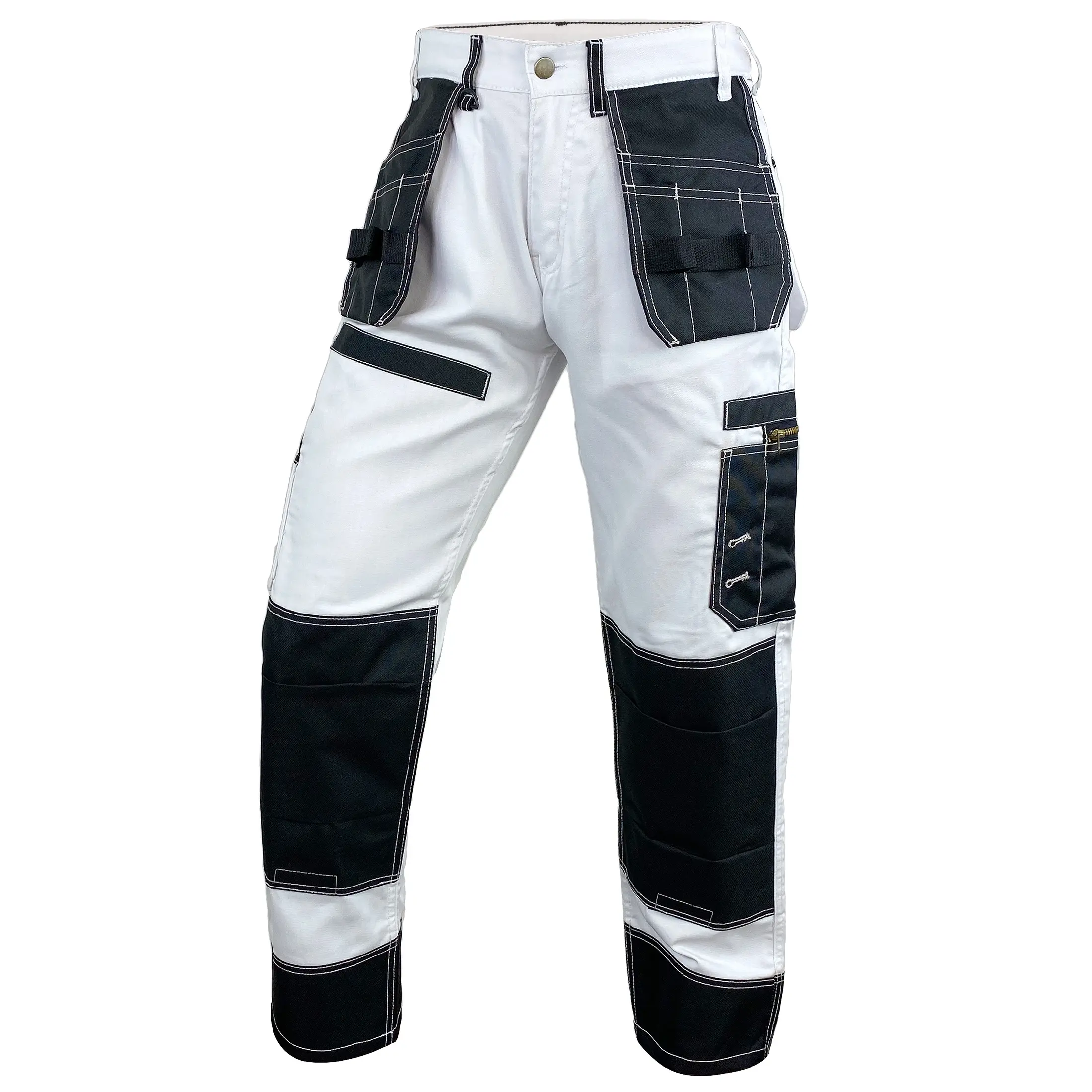 Skylinewears Men's Tactical Work Pants - Cordura Reinforced Knees, Utility Pockets, Durable & Comfortable Safety Trousers Menswear