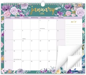 Wall Calendar 2026-2027, Calendar Wall 2026, 18-Months Hanging Calendar Jan. 2026 to Jun. 2027, 14" x 11.5" Monthly Planner Wall with Thick Paper for Office School Home Teacher Academic