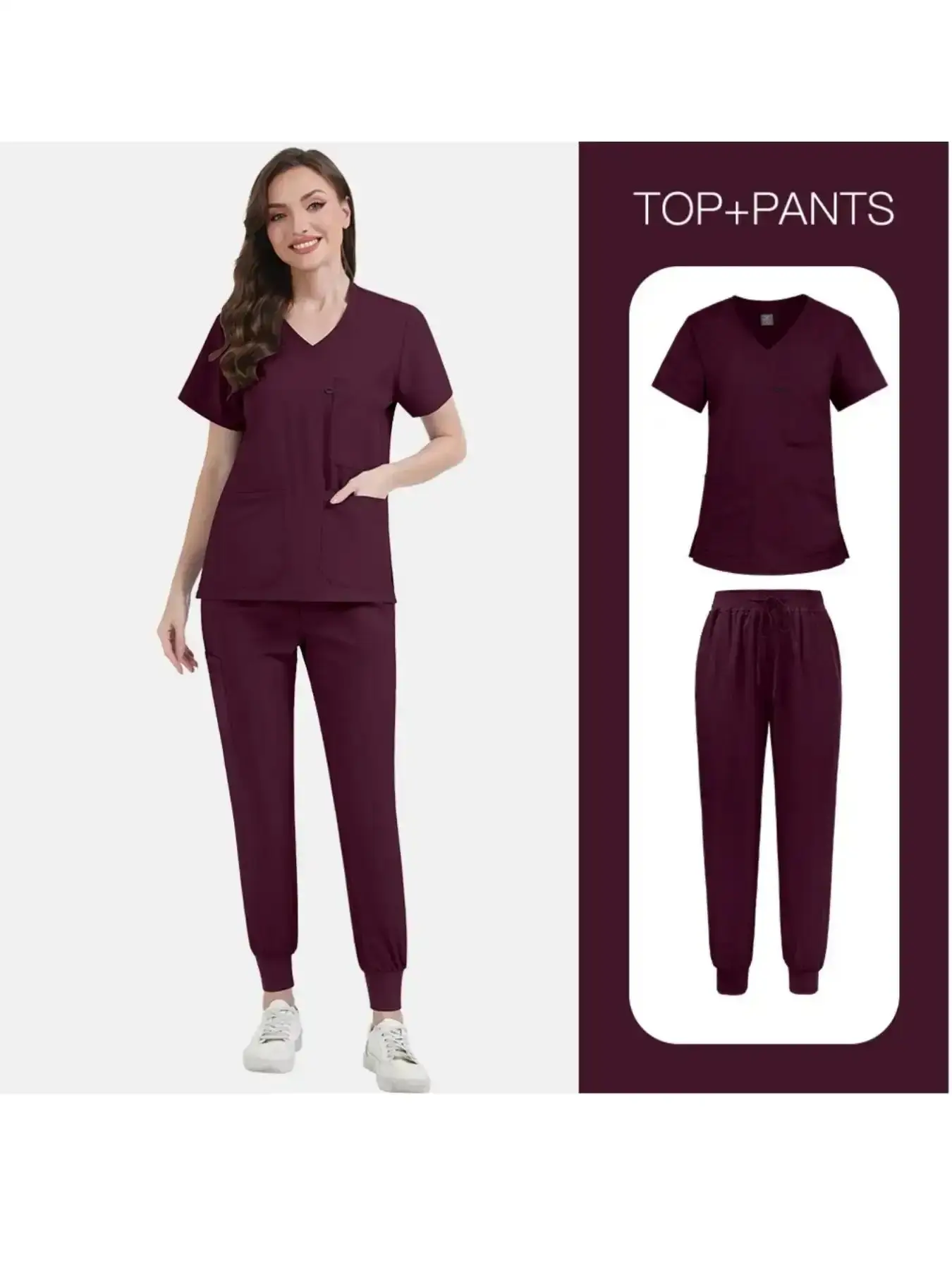 Multicolor European Size Plus Workwear Overalls Pet Doctor Groomer Beauty Salon Staff Front Desk Uniform Set Veterinary Work Clothes statement piece comfy chic lightweight flattering fit effortless