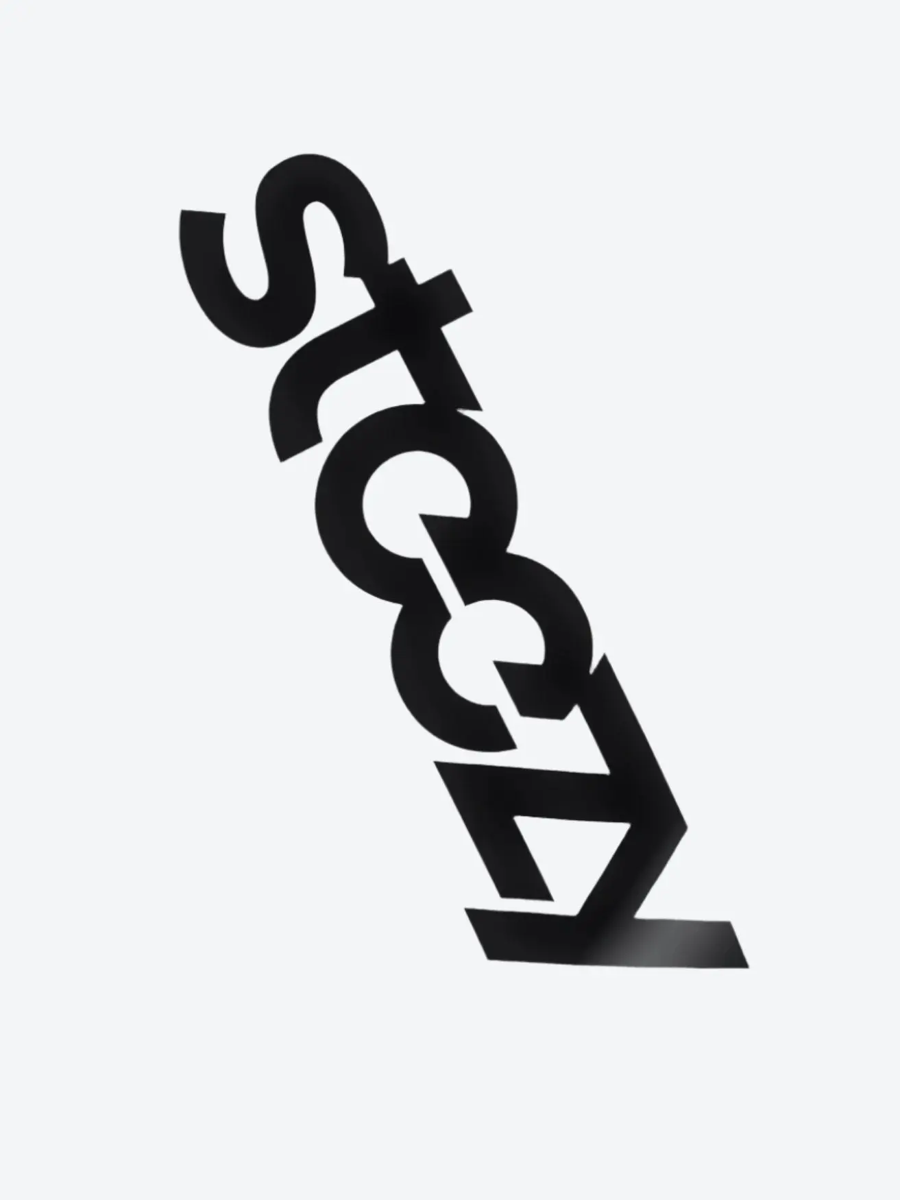 Black 12 Inch Vinyl Steezy Sticker
