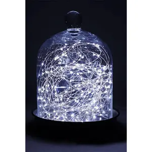 Silver Copper Fairy Lights with Timer