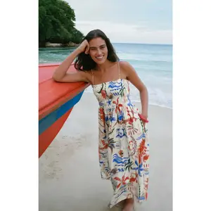 Z Supply: Cornelia Gateway Midi Dress in Multi