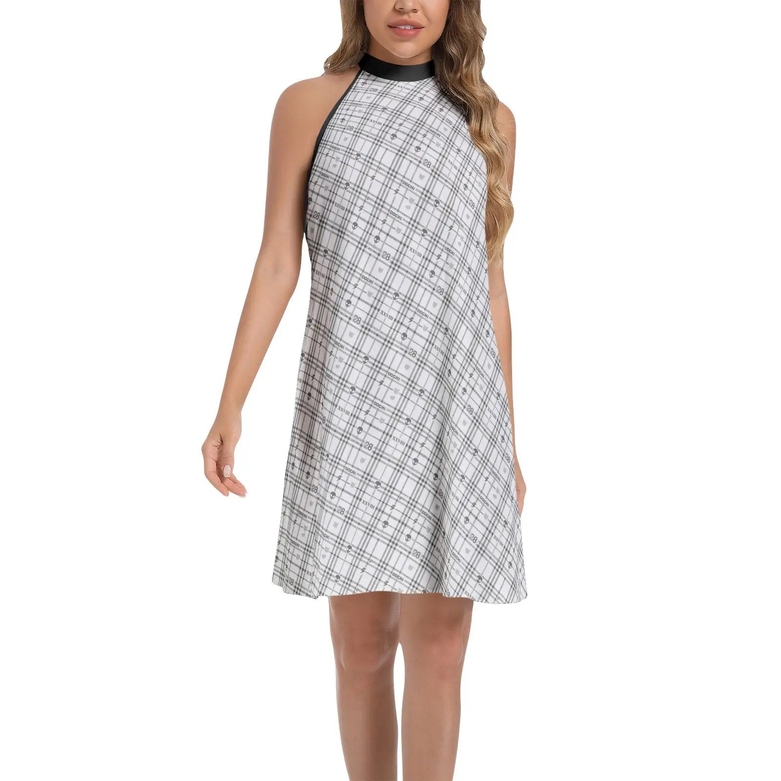 DOCHI Signature Midi Dress - White