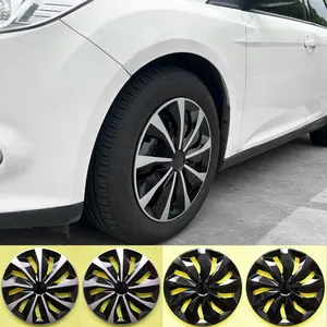 4PCS 16 Inch PP Plastic Anti-Rust Wheel Covers for Steel Rims - Compatible with for  Volkswagen for Toyota for Honda for Ford for Nissan for Hyundai for Kia Models (Not for Alloy Wheels)