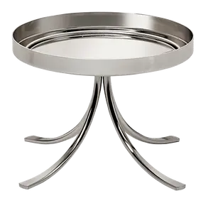 Jar Pedestal Candle Holder- Nickel Plate