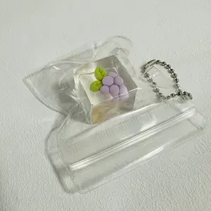 3PCS Soft Cute Strawberry Grape Pineapple Fruit Ice Cube Squeeze Toys - Summer Party Prank, Easter Halloween Christmas Gift Bag Fillers, Classroom Rewards, Best Holiday Gift