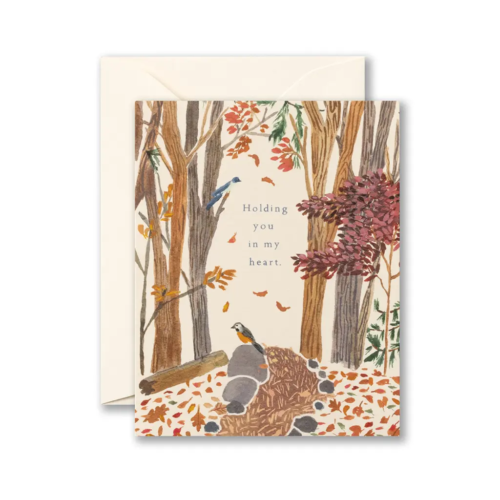 Holding You In My Heart Sympathy Card