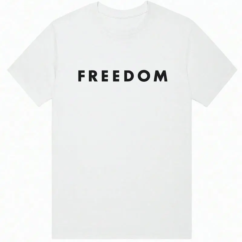 Freedom T-Shirt Cotton Tee – 100% Pure Cotton good graphic tees