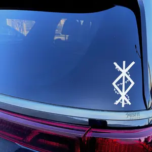 Protection Rune Vinyl Car Decal, Vikings Car Sticker