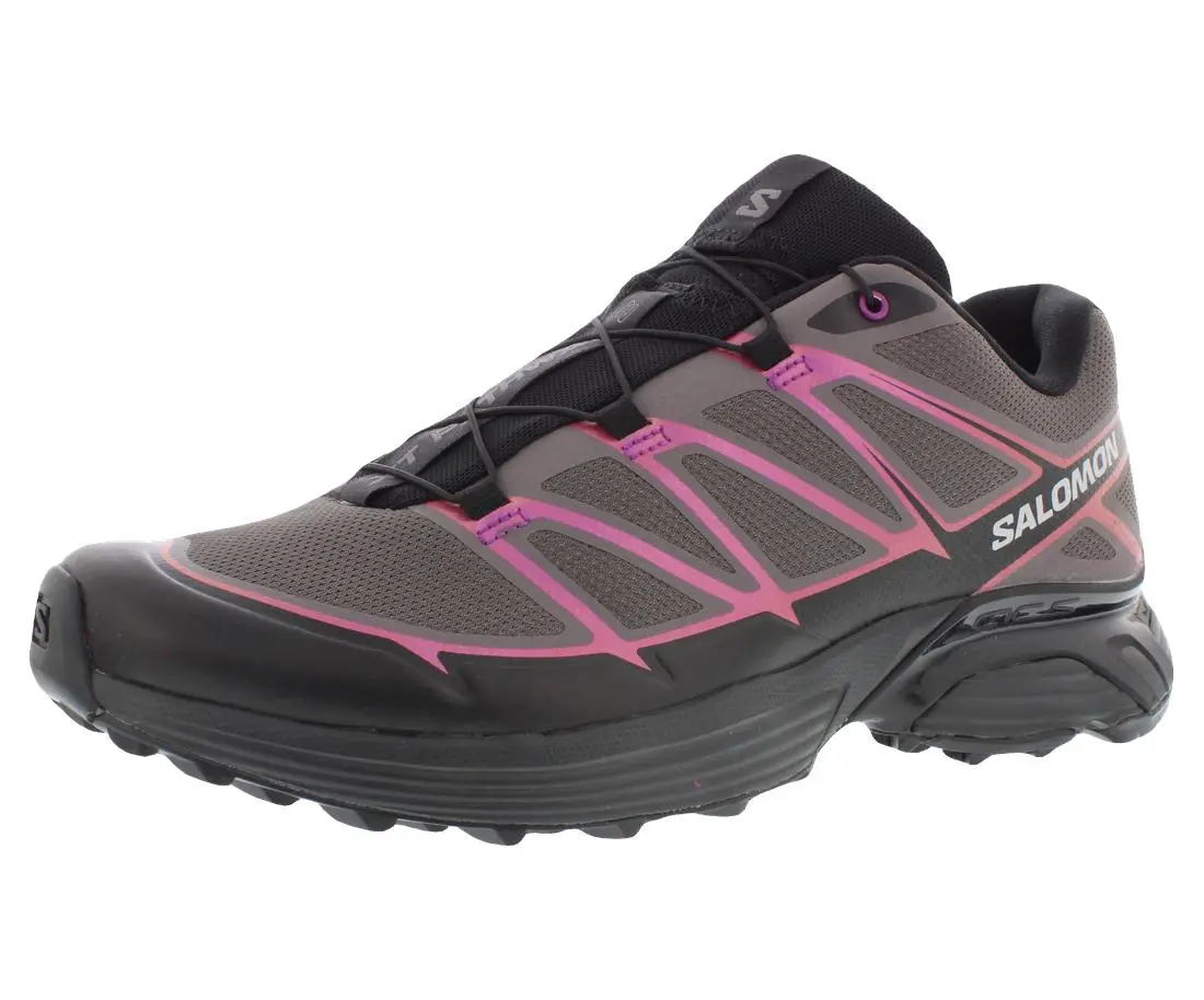 Salomon XT-Pathway 2 Iridescent Unisex Shoes, Color: Black/Hollyhock/Plum Perfect