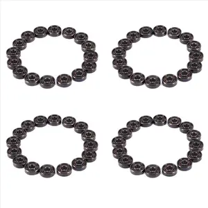 64Pcs Ceramic 608 Bearings 8X22X7mm ABEC-11 Hybrid 6 White ZrO2 Balls Skateboard Bearing Skating Inline Roller
